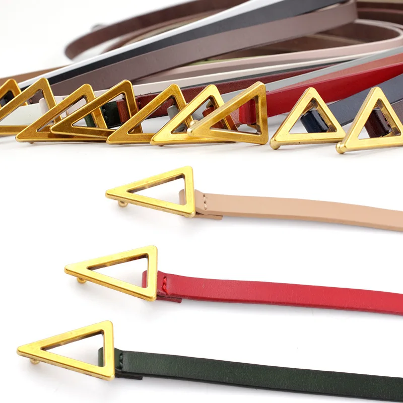 

Women Punk Chain Belt Adjustable Black Double/Single Eyelet Grommet Metal Buckle Leather Waistband For Jeans Slimming Body Belts