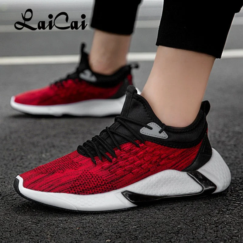 

LaiCai New Arrival Summer Fashion Comfortable Men Sneakers Breathable Mesh Casual Men Shoes Street Walking Running Sneakers