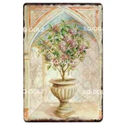 Горшечные растения металлический знак доска Металл Винтаж Декор пивной бар украшения жестяная вывеска пластинки постер домашний декор