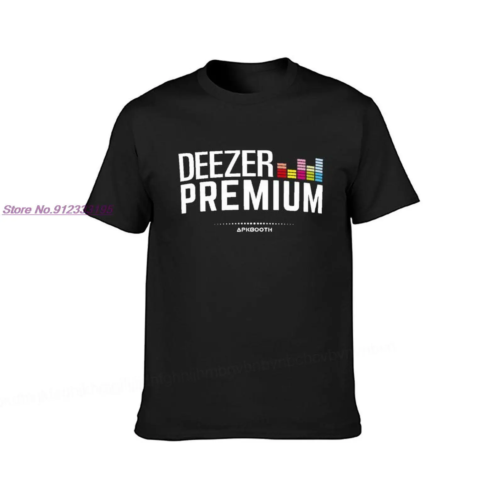 

Deezer Premium T Shirts Men's and women's Art Funny Summer Tshirt High 100% Cotton Short Sleeve High Quality Tops Tee Clothing