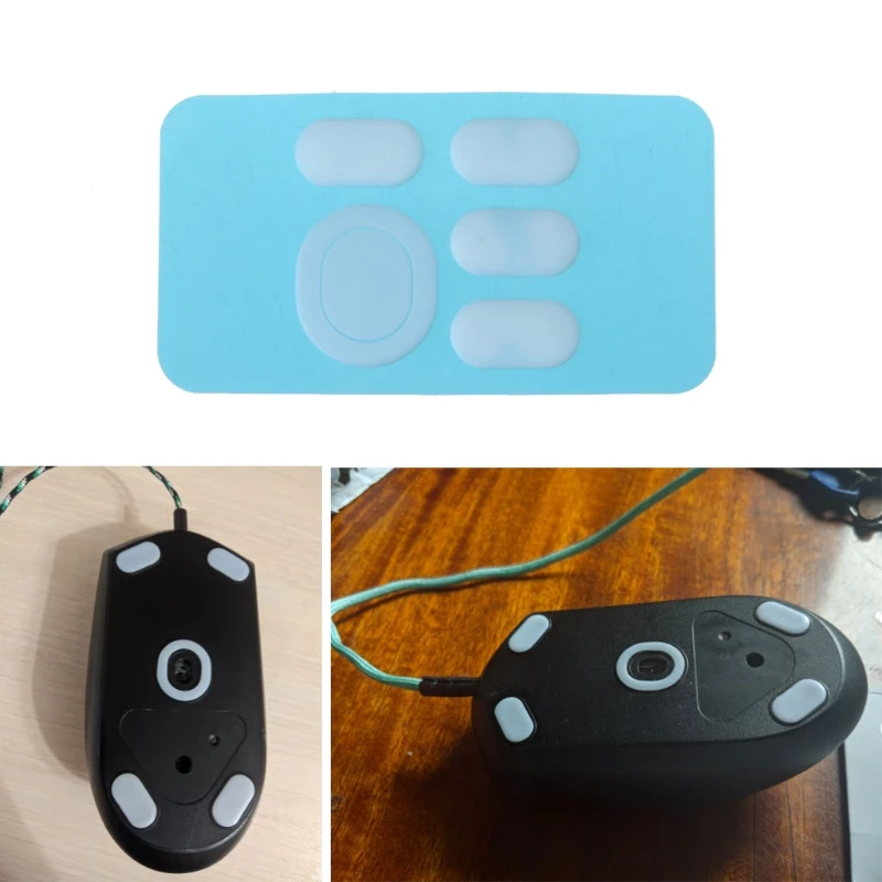 

H7JA 1Pack Ice Version Tiger Gaming Mouse Feet Sticker Mouse Glide Curve Edge Replacement for logitech G102 G PRO Wired Mouse