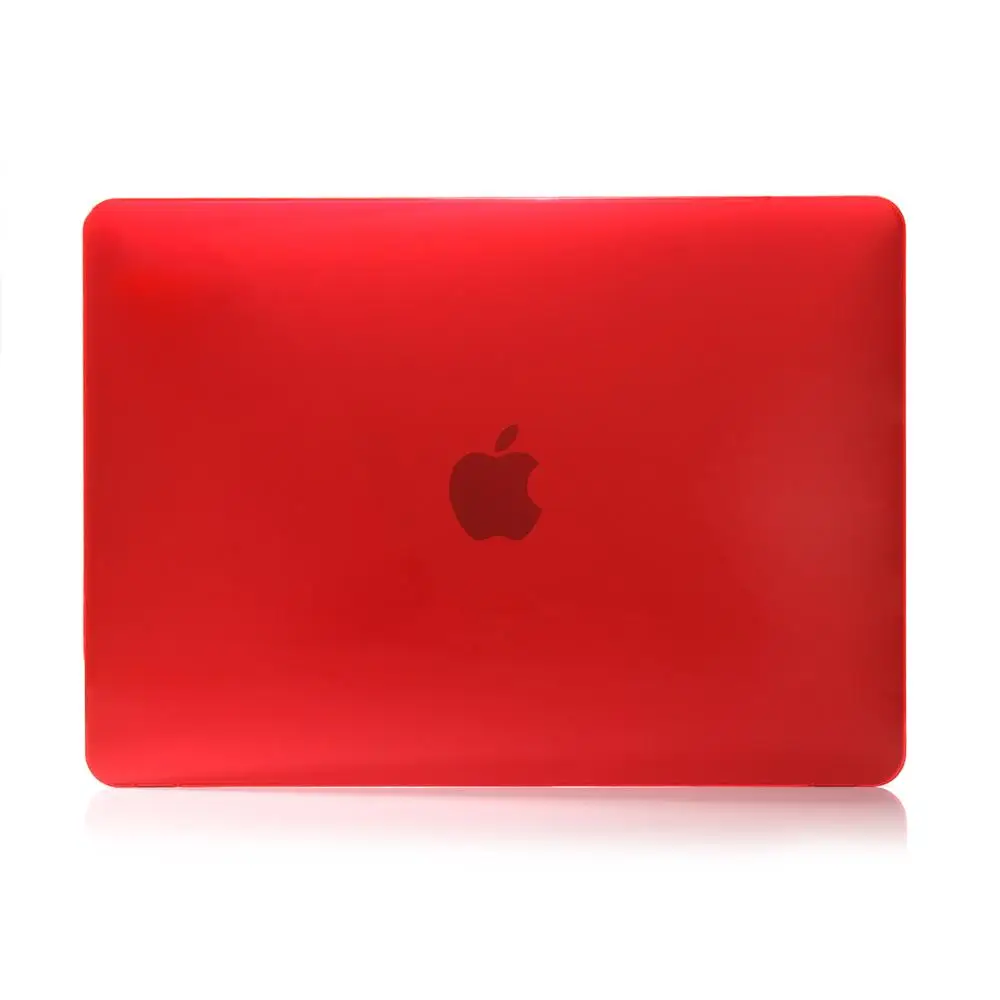 reddish Кристальный Жесткий Чехол для ноутбука Macbook AIR retina 11 12 дюймов с сенсорной панелью для Macbook New Pro 13 15,4 оболочка A2159 A1932 ID - Цвет: reddish