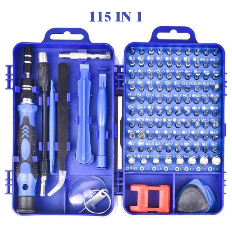 

Screw Driver Magnetic Wrench Drill Repair Home Hand Tool Kit Electronic Instruments 135 In 1 Multi Screwdriver Set Bit Precision