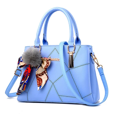 Sky Blue Женские Сумки из искусственной кожи известных брендов Ptgirl, сумка через плечо для женщин, модные сумки, женские роскошные сумки, сумка для основной женщины - Цвет: Sky Blue
