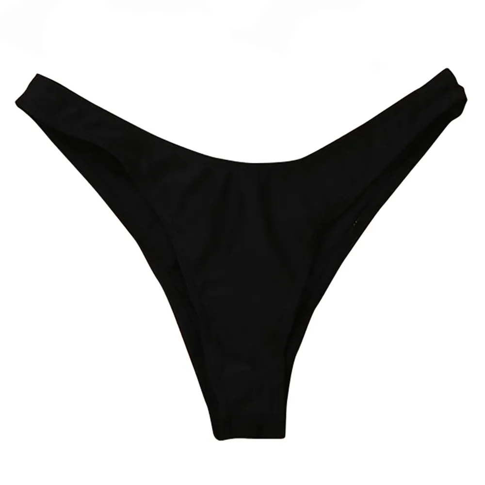 

Sexy White Bikini Bottom Women Low Waist Bityoms Short G-string Thong Panties Knickers Swimsuit Swimming Briefs Bathing Suit