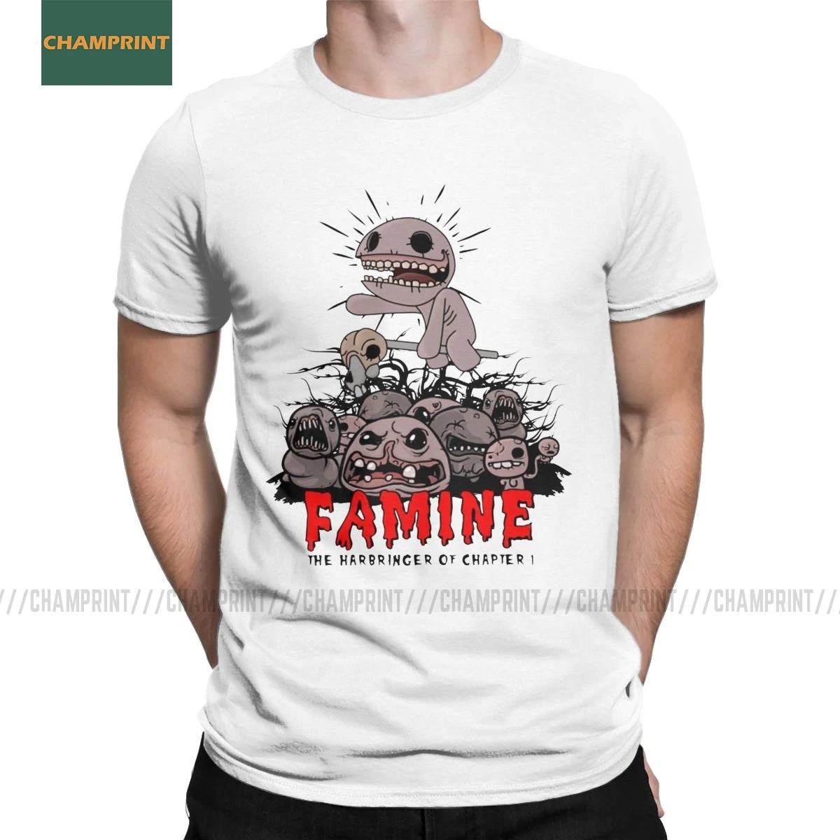 Мужские футболки с изображением голода босса борьбы связывания Исааком