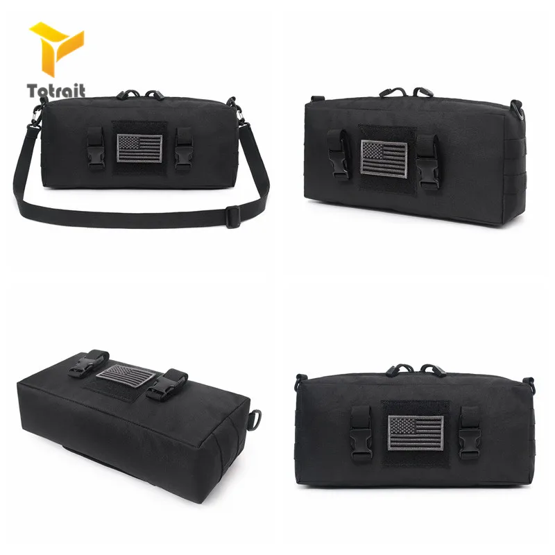 

TOtrait 1000D Molle Tactical Waist Bag Waterproof Medical Sundries Magazine Bag for Camping Hiking Climbing Hunting Accessories