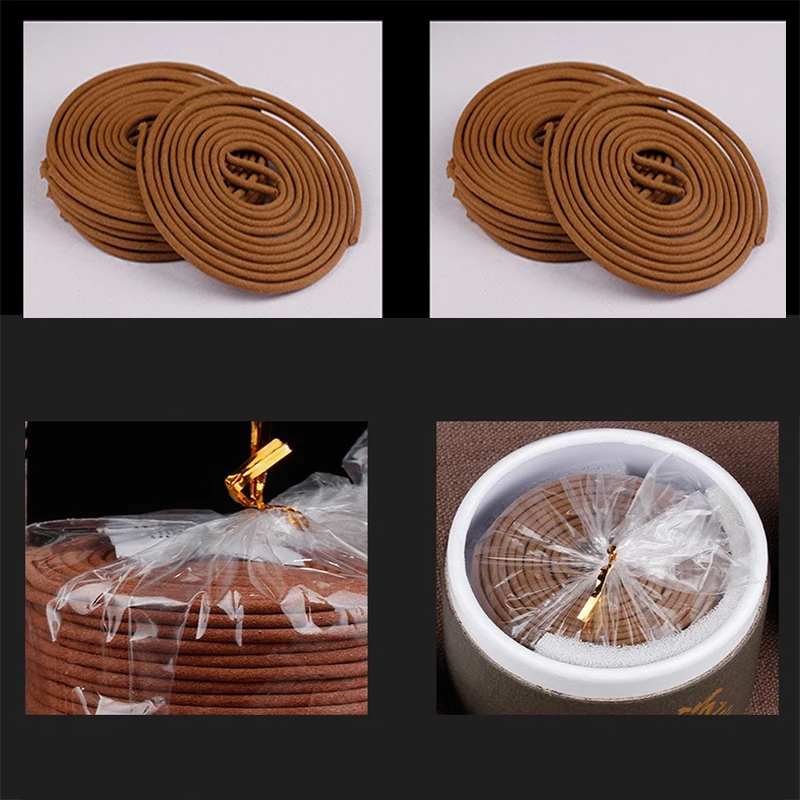 48 шт./кор. натуральный ручной работы из сандалового дерева катушки Ладан 4 часа в