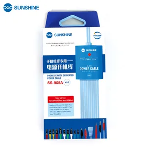 Sunshine SS-905A для iPhone12 PRO MAX Батарея Питание загрузки активации Тесты линии IC кабель питания данных для ремонта материнской платы линии