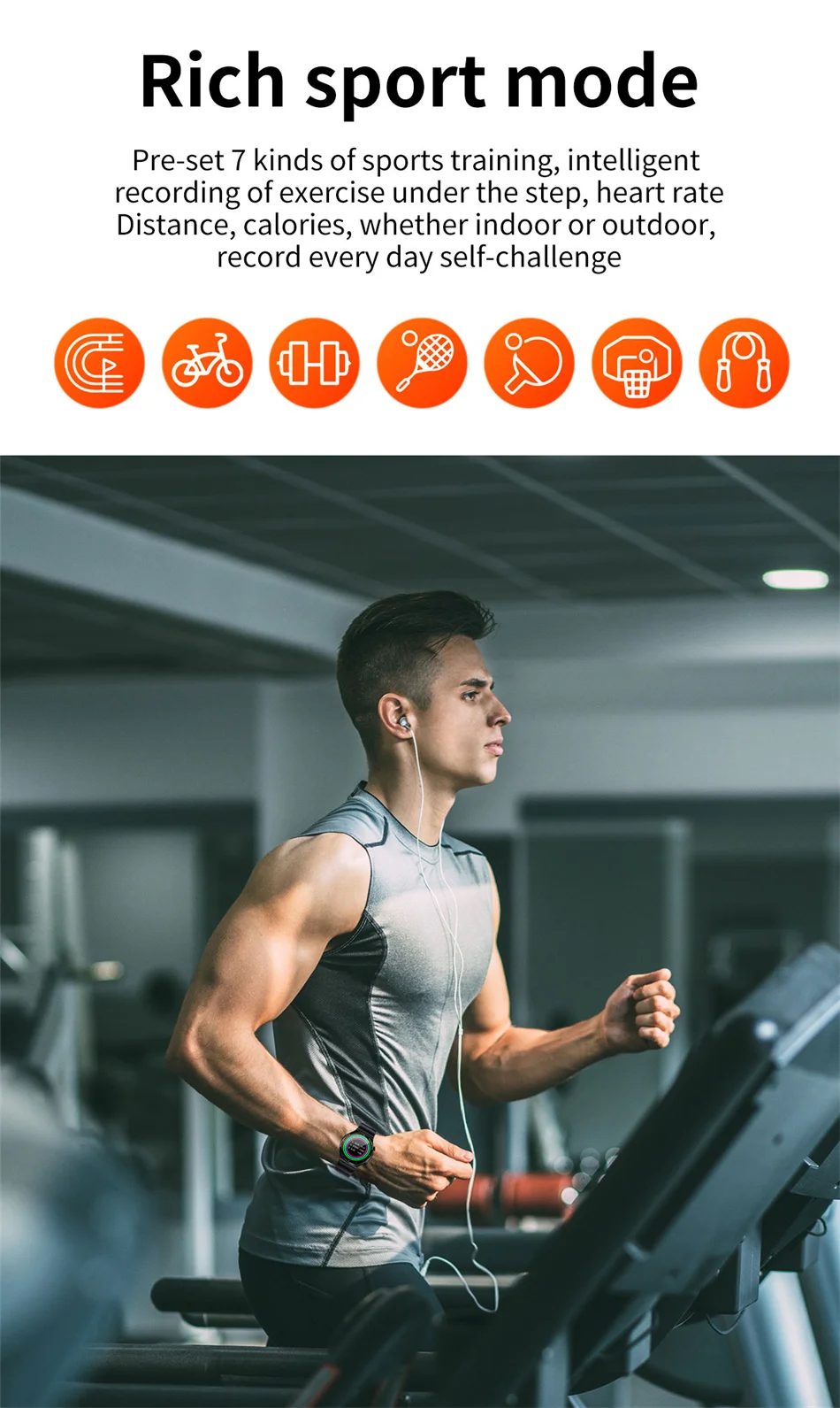 New Health Smart Watch Mens Blood Pressure Heart Rate ECG Watches Waterproof Sport Fitness Tracker Smartwatch For Huawei Xiaomi