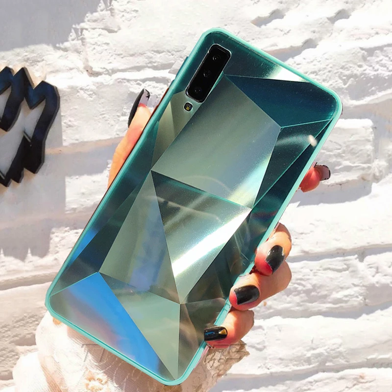 Чехол-накладка для iPhone 11 Pro XR XS Max 6S 7 8 6 Plus зеркальный с лазерным градиентом |