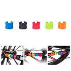 4 шт. защитный щит цепи велосипеда передняя задняя вилка Противоударная резиновая защитная цепь защитное кольцо комплект деталей