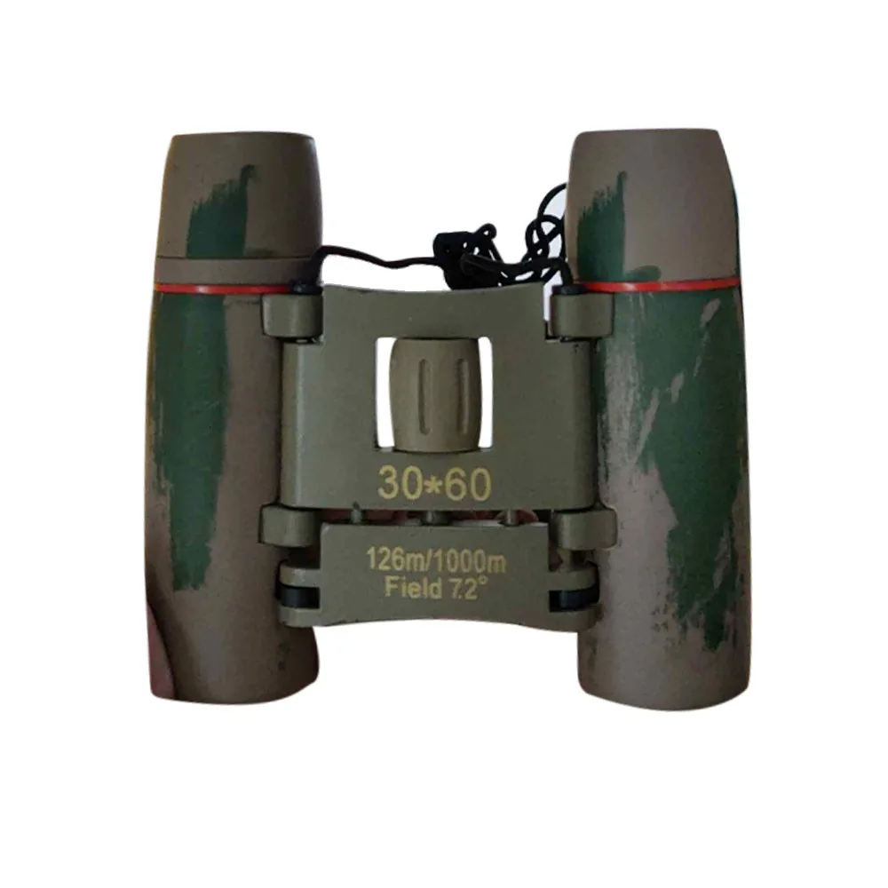 Сверхмощный портативный бинокль с красными пленками 30 х60 для активного отдыха