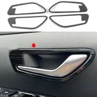 Внутренняя дверная чаша автомобиля, декоративная рамка, внутренняя дверная ручка, декоративный чехол подходит для Hyundai Tucson 2021-2022