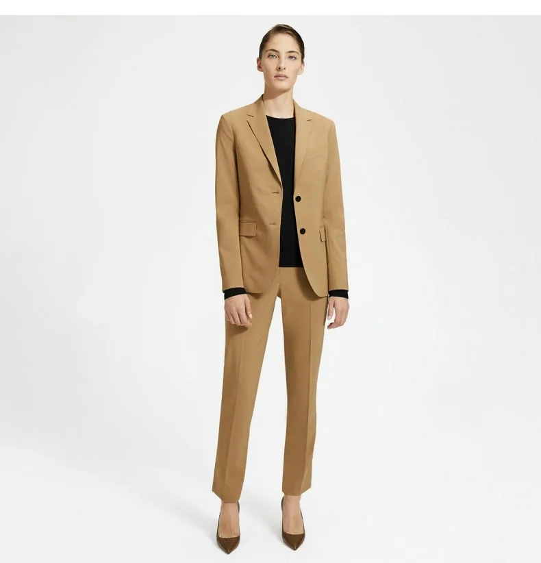 Красные женские костюмы Женская рабочая одежда дамский костюм на заказ деловые