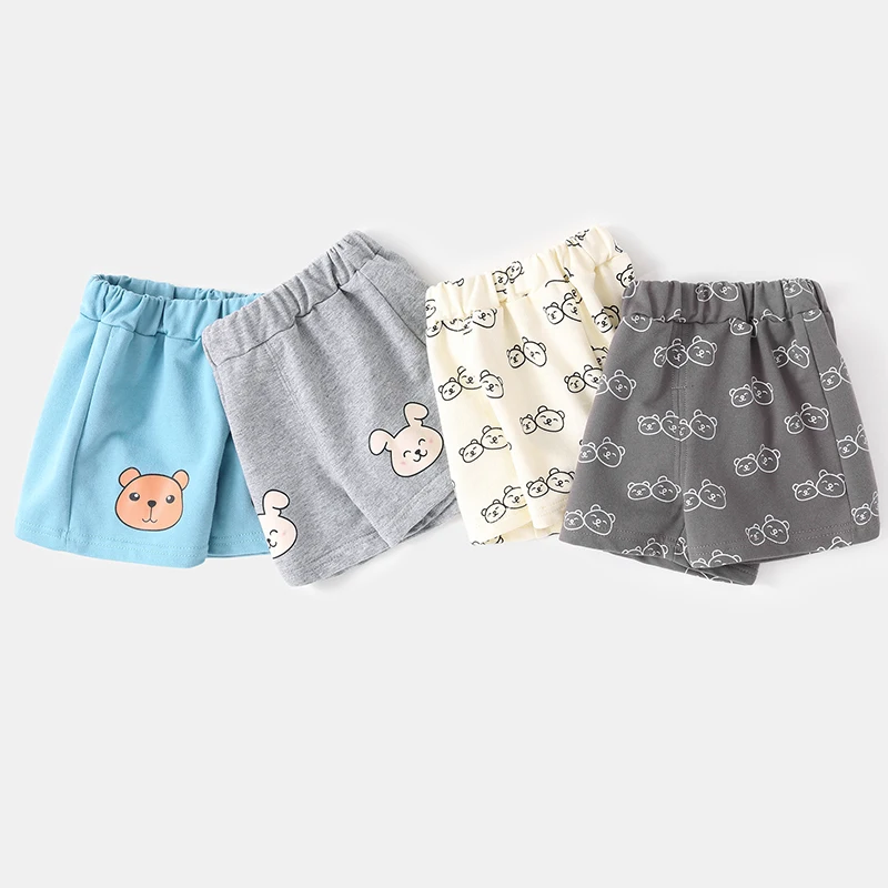 Детские хлопковые брюки летние детские шорты с мультяшным принтом новинка 2021