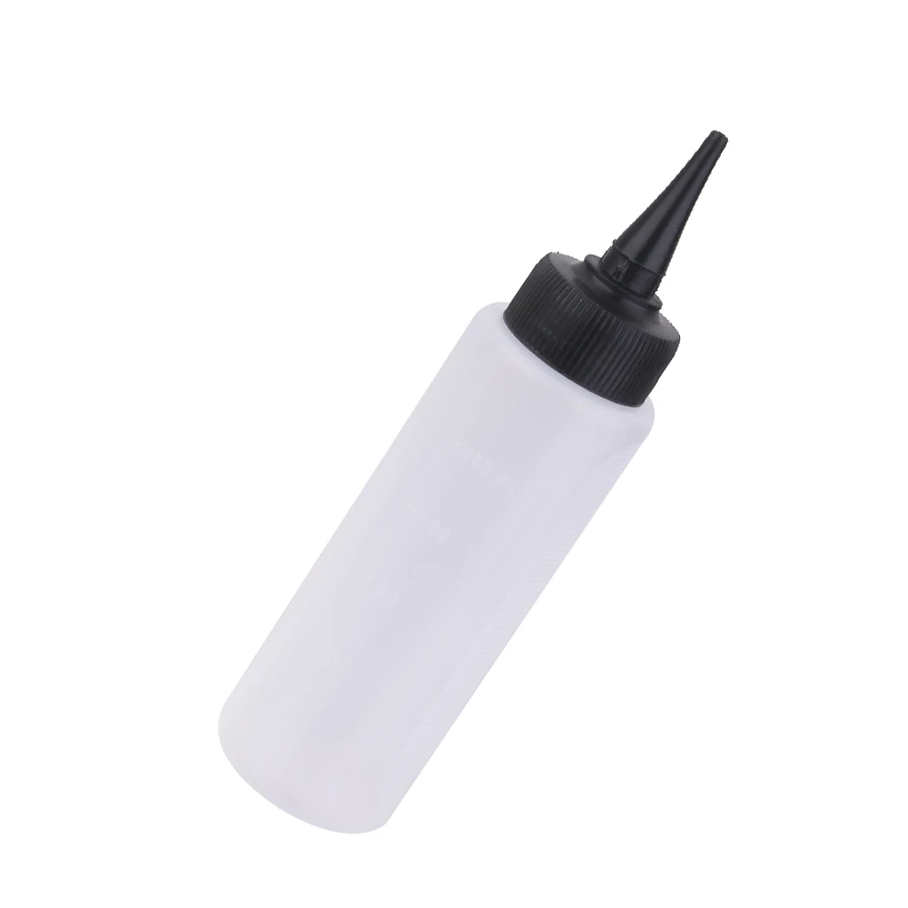 

150ml Plastic Salon Hair Coloring Dye Applicator Bottle W/ Cap Hair Care