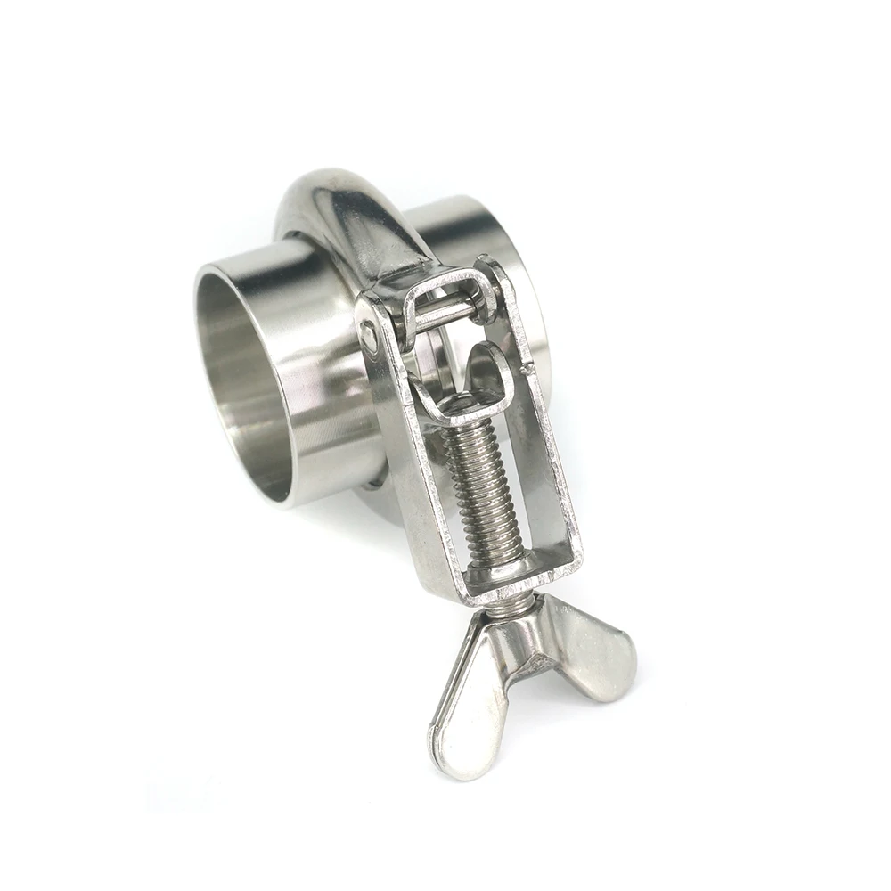 38 мм санитарный фланцевый трубопровод со сварным наконечником + тройной зажим 1 5