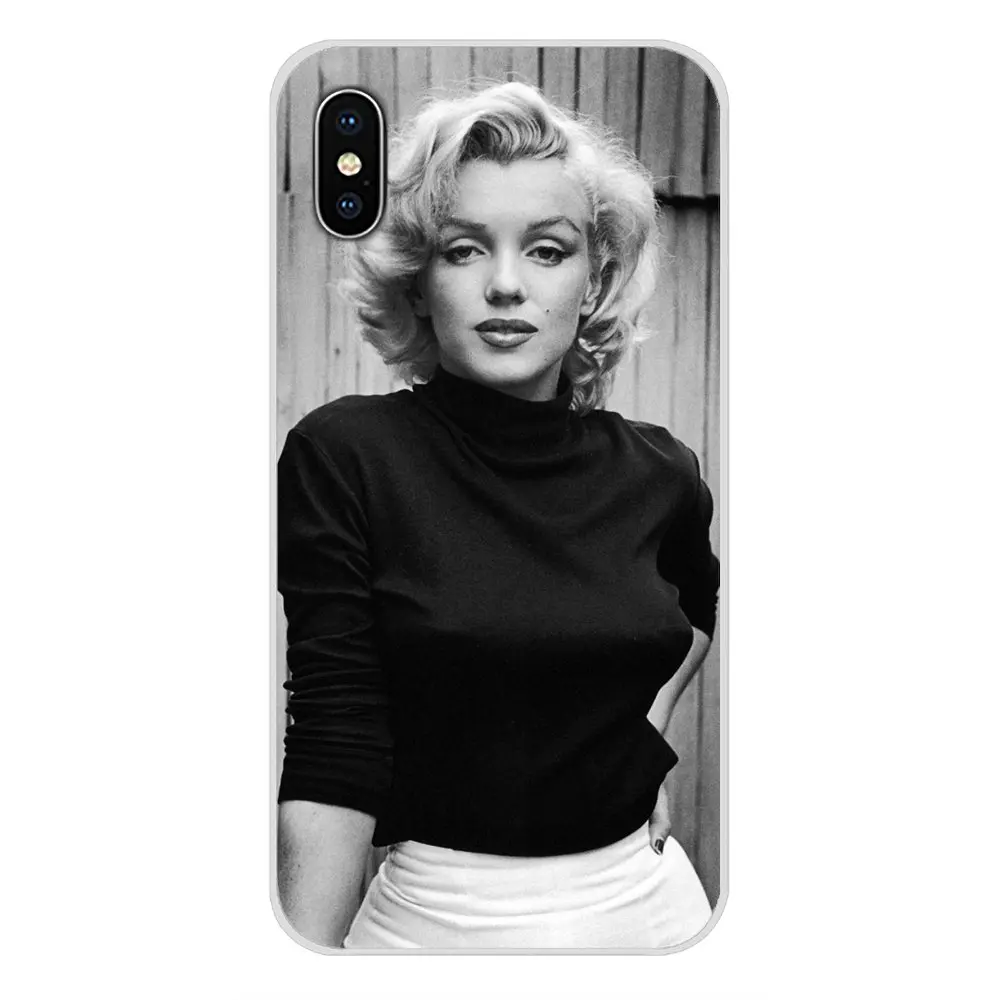 Прозрачный чехол из ТПУ для Motorola Moto X4 E4 E5 G5 G5S G6 Z Z2 Z3 G G2 G3 C Play Plus Мэрилин Монро с
