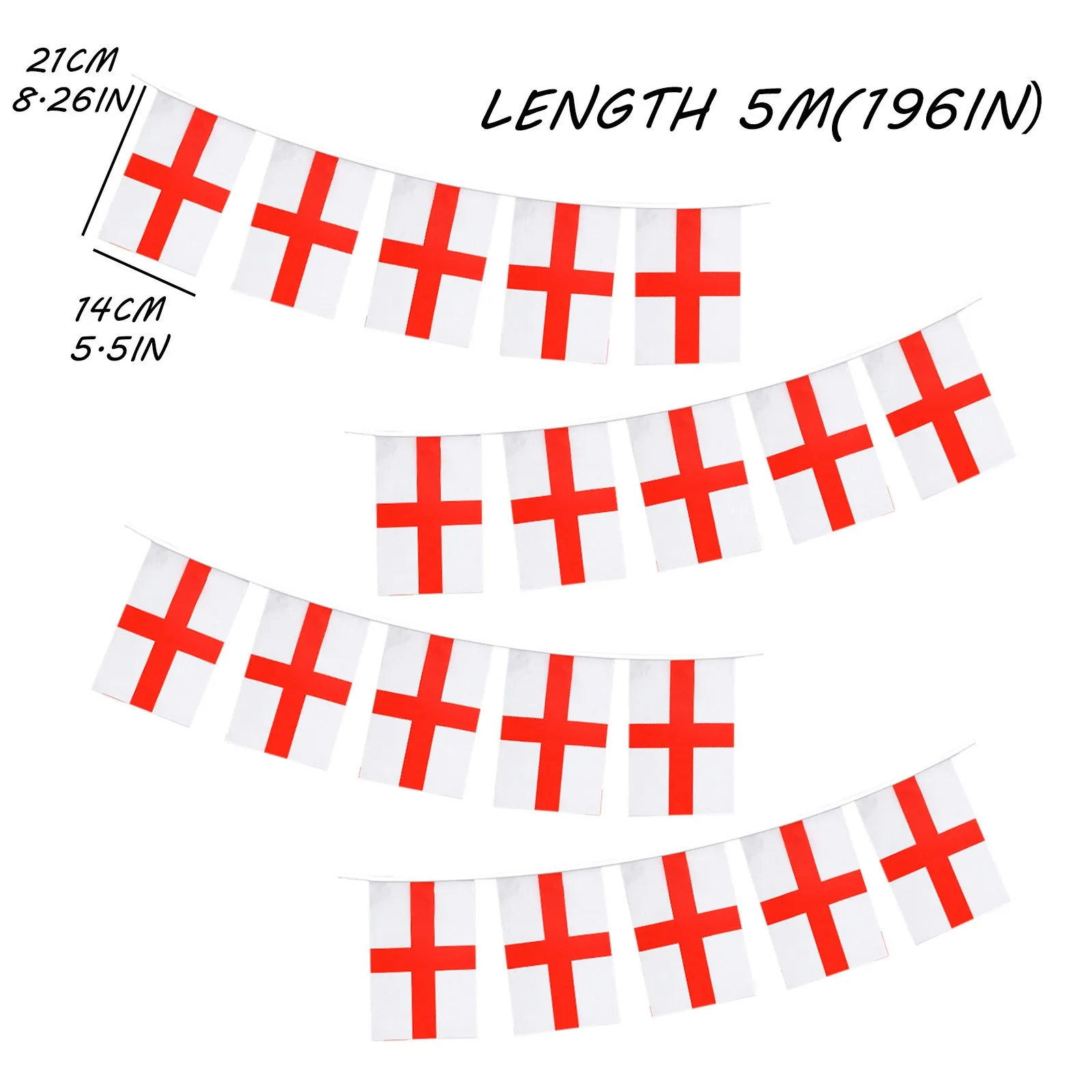 Флаги-ленты из Англии 14 х21 см флаги-баннеры для улицы дома крыльца добро