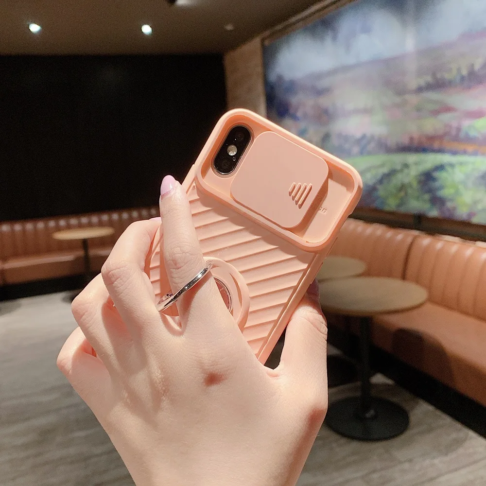 

100pcs Camera Lens Protection Shockproof Case For iPhone 12 Mini 11 Pro Max XS Max XR SE2 8 7 6S Plus Soft TPU With Stand Cover