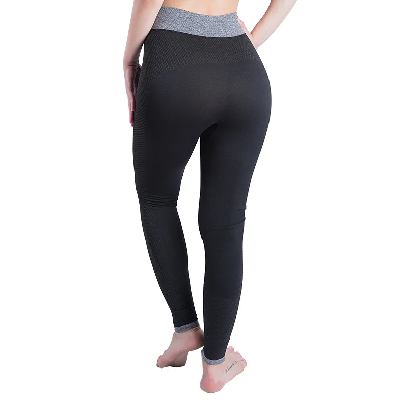 

Seamless yoga pants Sports running tight hips nine-point legging fitness pants