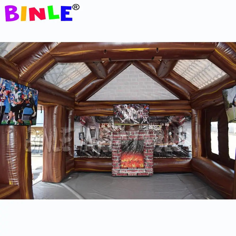 Preise Spezielle Aussie 8x6x5 Mhz Riesen Aufblasbare Pub Aufblasbare Tiki Hütte Bar Ausstellung Luft Haus Zelt Mit Muntifunctional Verwenden