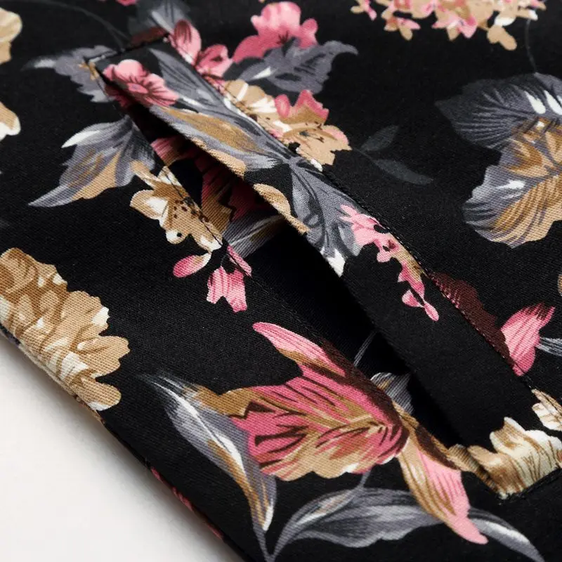 Прямая поставка весенне осенняя мужская куртка бомбер с цветочным принтом