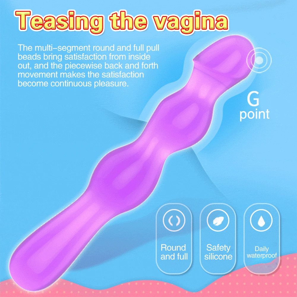 Erotic Soft Jelly Butt Plug Dildo Anal SexToys for Women Men Beads Adult Sex Toys Female Male Gay Product | Красота и здоровье