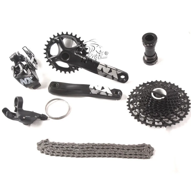 SRAM NX 1x11 11 скоростной комплект 32t 30t 170 175 мм MTB горный велосипед комплект переключатель велосипедные части - Цвет: 30T 175mm