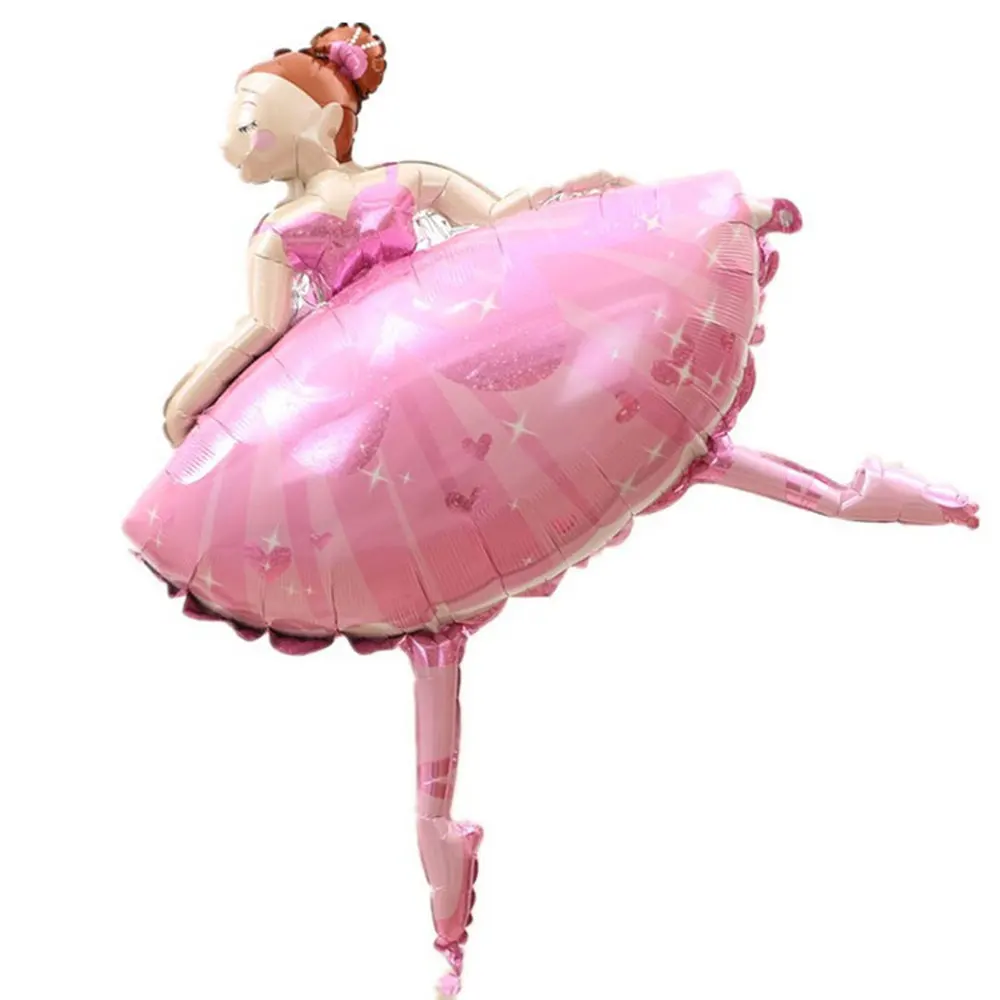 

Ballet Dancing Girl Foil Balloons Helium Air Ball Wedding Decorations Kids Toys Adults Birthday Gifts Baby Shower Party Supplies