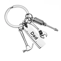 dad keychain mechanics keychain fathers day gifts car lover gift tools gift dad keychain hand stampe souvenir gift