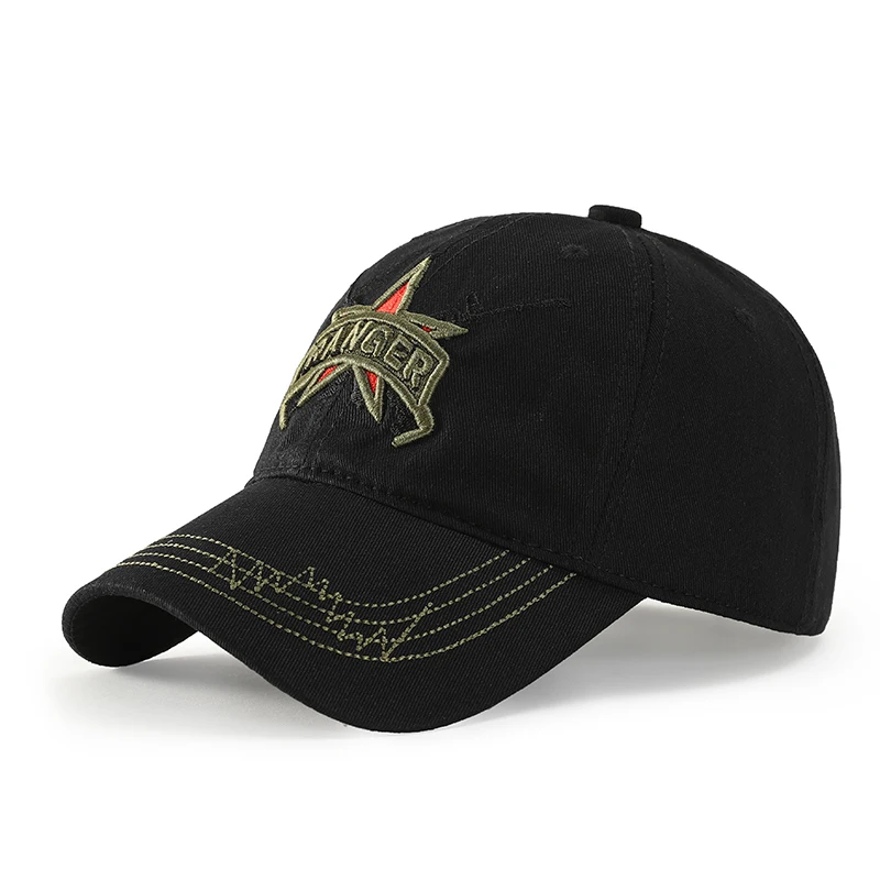 Кепка мужская и женская тактическая бейсболка с вышивкой камуфляжная