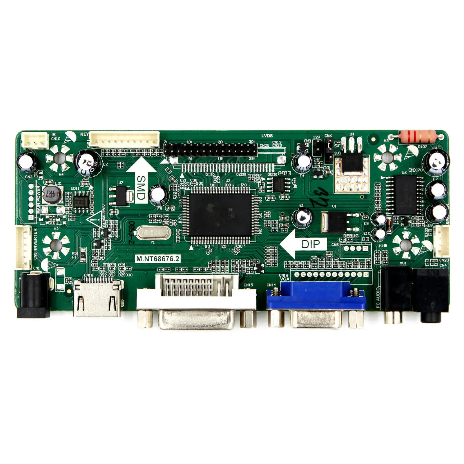 Комплект платы драйвера M.NT68676 для M215HW01 V0 / V1 V9 HDMI + DVI VGA плата контроллера ЖК-экрана