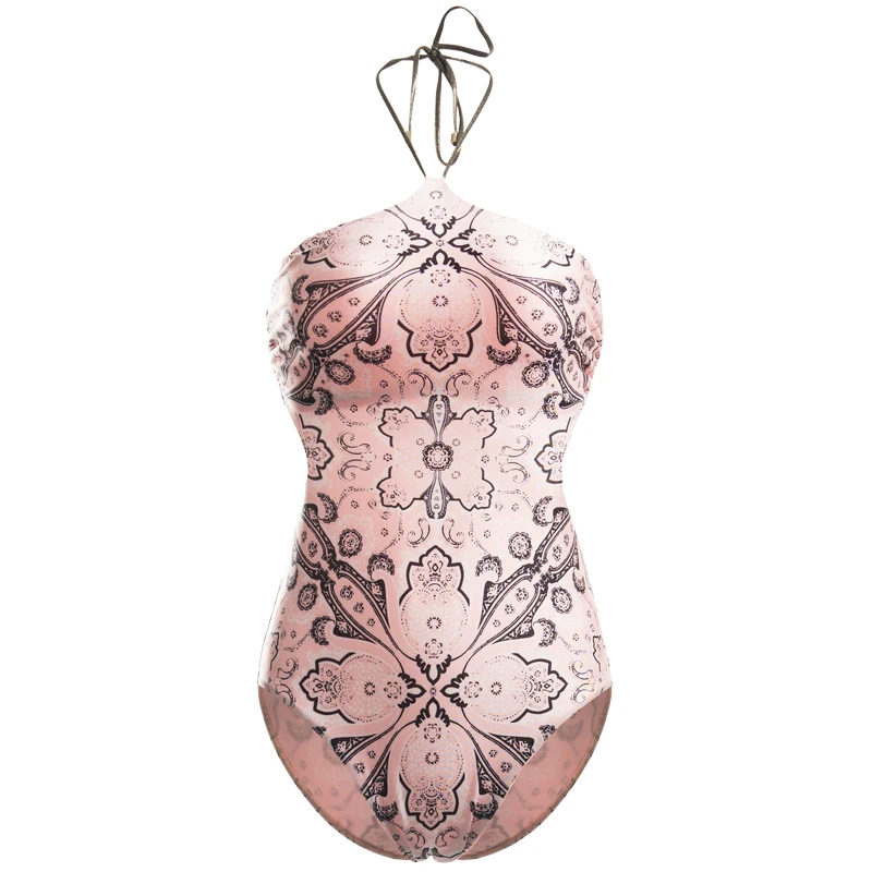 Июля песок сексуальное Цельный купальник женщин геометрический весна