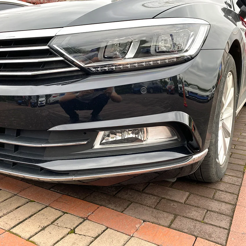 

Налобный фонарь для vw Passat B8, черный, хромированный, 2016, 2017, 2018, 2019