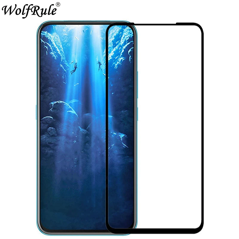 Protector de pantalla de pegamento para Oppo Reno 2Z, vidrio templado de cobertura completa HD para Oppo Reno 2Z 2F, Oppo Reno 2F, 6,53 ", 2 uds.-1