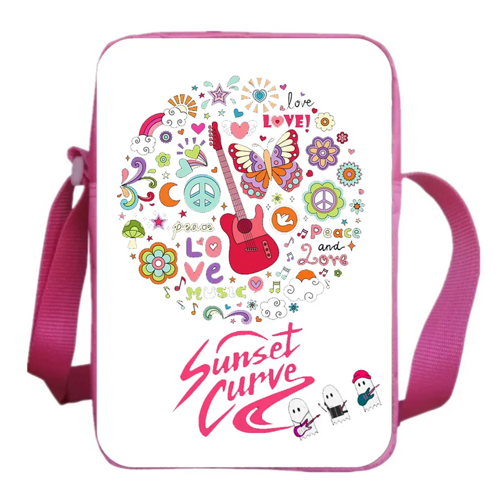 Julie And The Phantoms Messenger Bag Student Casual Shoulder Cross-body Backpack Cartoon 3D Printing Simplicity Messenger Bags