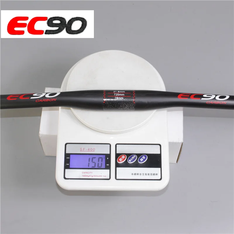 

EC90 Carbon bicycle handle MTB handle /Mountain Bicycle Bend Riser Handlebar/bike Flat Straight Flat Handlebar 31.8*600-720MM