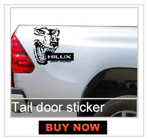 2 шт. hilux гоночный боковой полосой Графический виниловый стикер для TOYOTA HILUX ROCCO