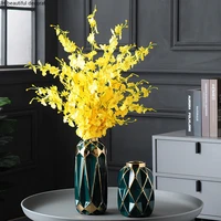 modern geometric ceramic vase countertop aquatic vase ornaments dried flowers flower arrangement accessories home decoration