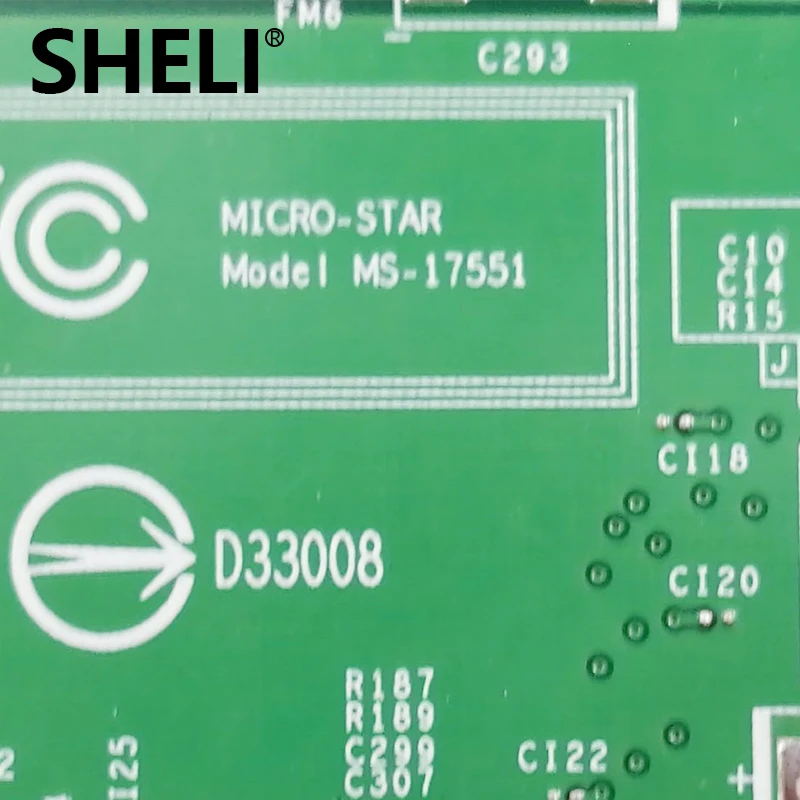 SHELI для MSI CX70 CR70 MS-1755 Материнская плата ноутбука MS-17551 DDR3 | Компьютеры и офис