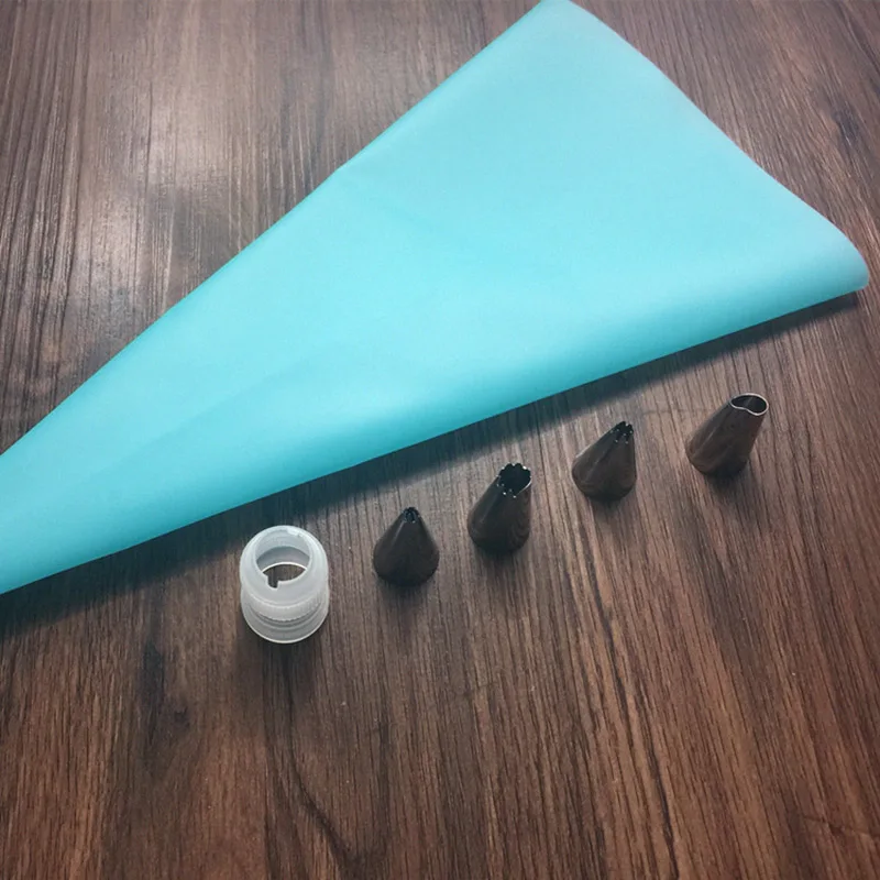 6 шт./лот силиконовые кухонные аксессуары кондитерский мешок для мороженого с