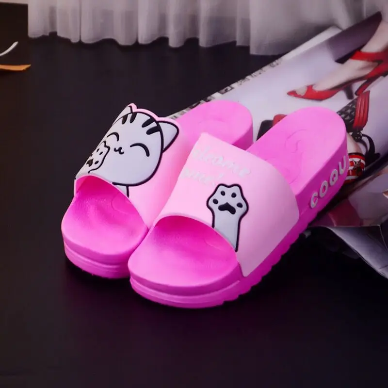 Женские сандалии и шлепанцы милые домашние тапочки в Корейском стиле