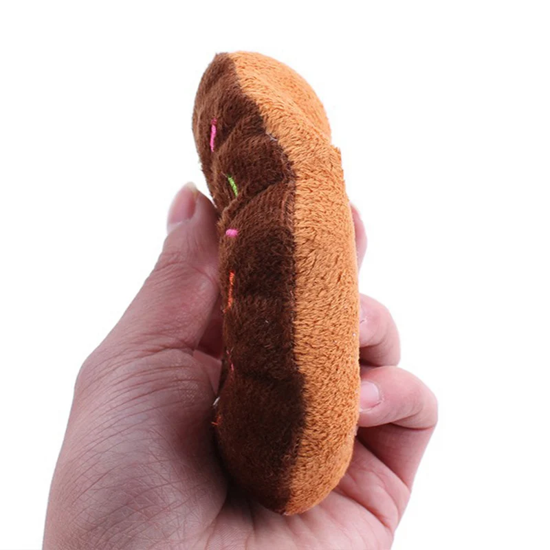 Мягкая собака пончики плюшевые игрушки для домашних питомцев телефона милая