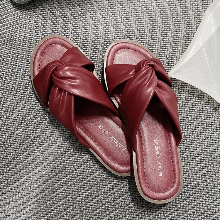 MLJUESE/женские шлепанцы Модель 2020 года Летние босоножки из мягкой овечьей кожи в