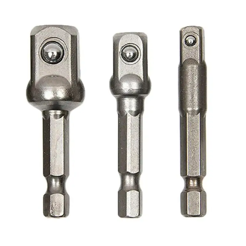 

3pcs Hex Shank Drive Screwdriver Drill Bit Electric Socket Wrench Adapter