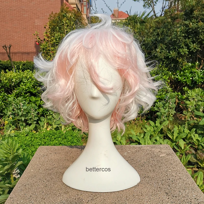 Парик для косплея Komaeda Nagito Danganronpa синтетические термостойкие волосы аниме с