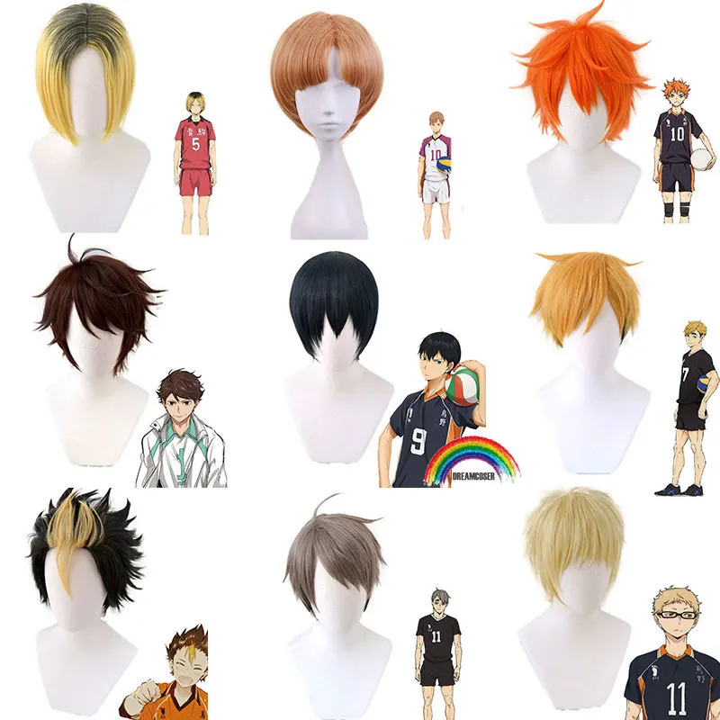 Haikyuu! Косплей tsukishima kei Hinata Shoyo Nishinoya Yuu Oikawa Tooru Kozume Kenma kageyama tobio Miya Atsumu osсаму