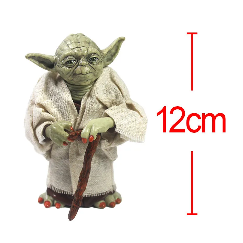 

Star Wars Yoda Master Animation Movable Hand-Made 12Cm Real Clothes Animation Yoda Collection Hand-Made Children's Holiday Gifts